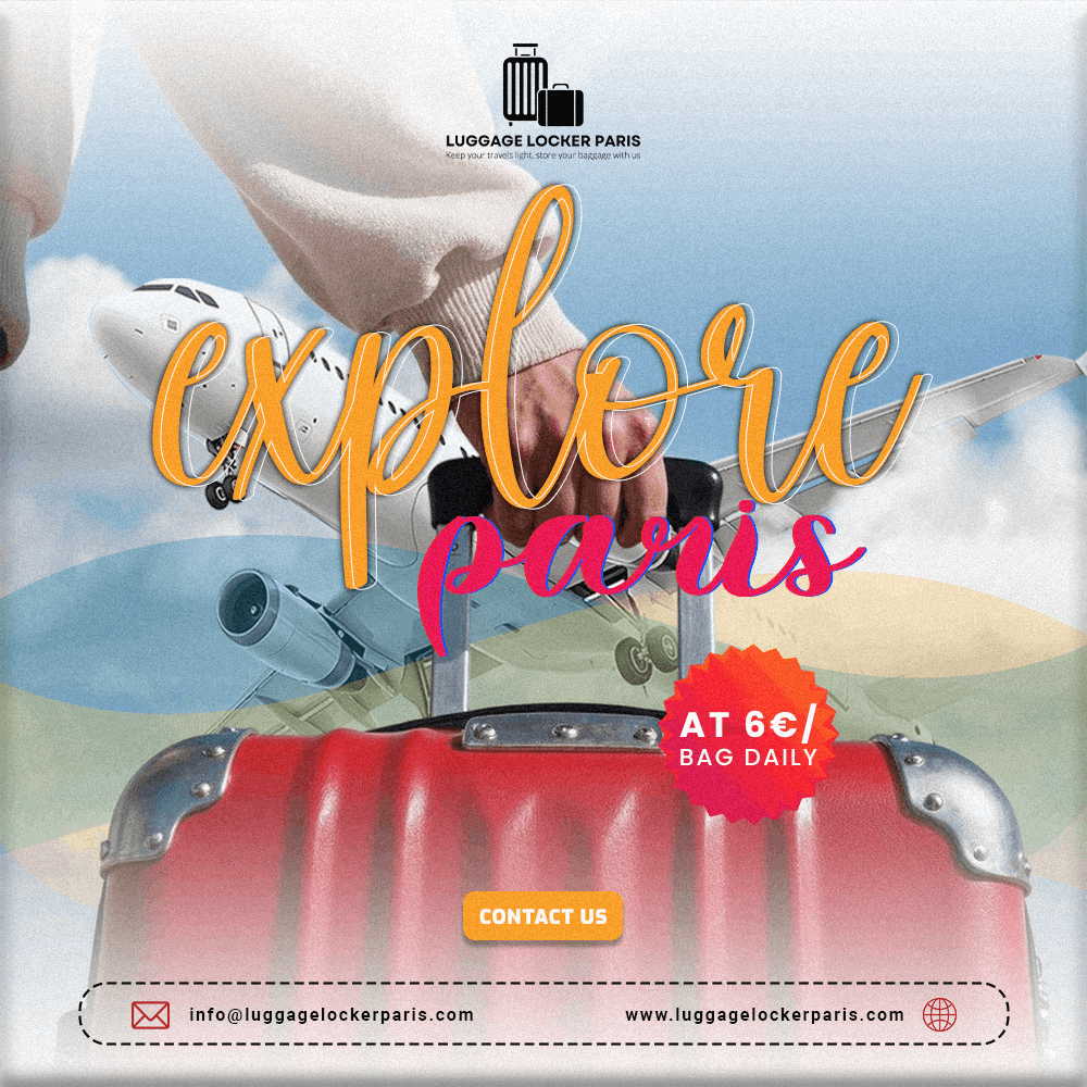 Secure luggage storage Paris near Gare Montparnasse for travelers exploring Paris hands-free.